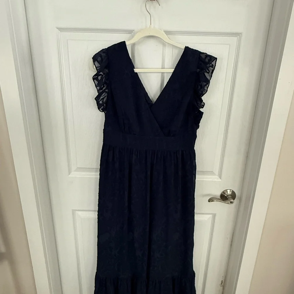 Lilly Pulitzer Navy Blue Maxi Dress size 8 - Picture 9 of 9